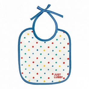 Фартук нагрудный на завязках Just Lubby, от 0 мес, текстиль (Lubby, 20766/120/12)